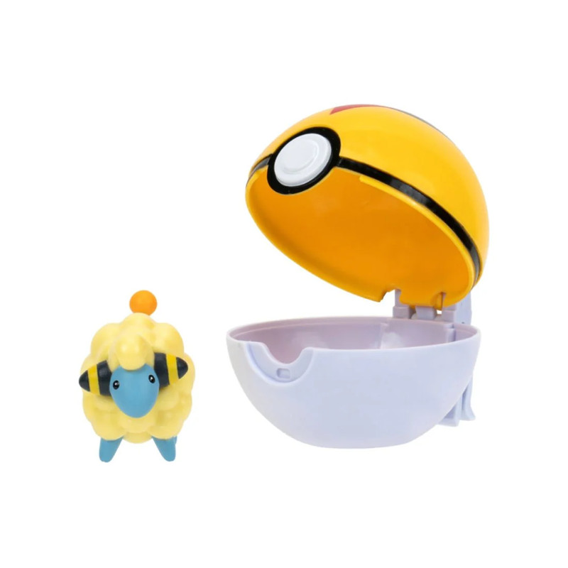 Pokemon Clip 'N' Go - Mareep + Level Ball - مجسم